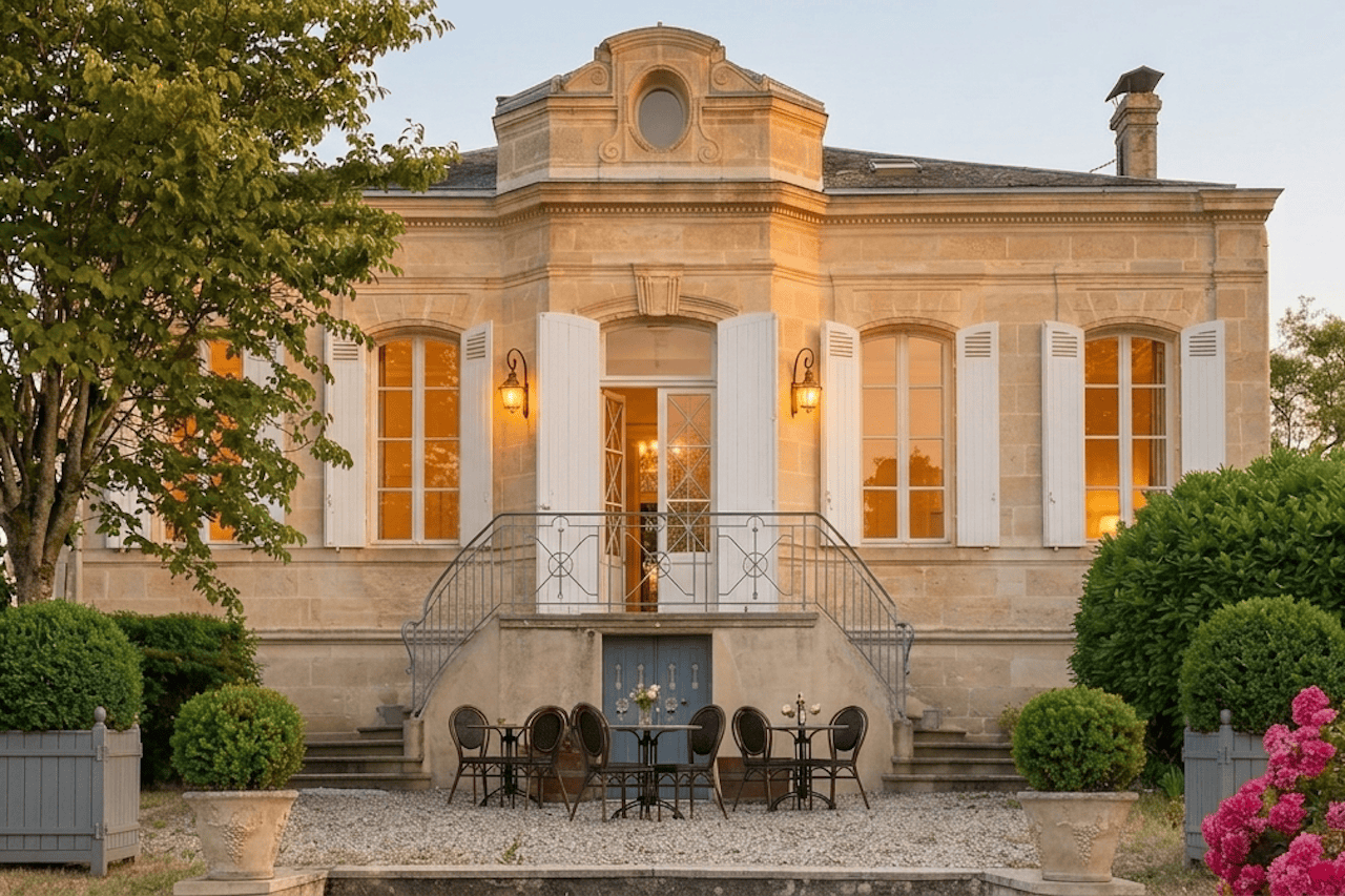Château Papounan, maison d'hôtes à Saint-Estèphe, Médoc, France.